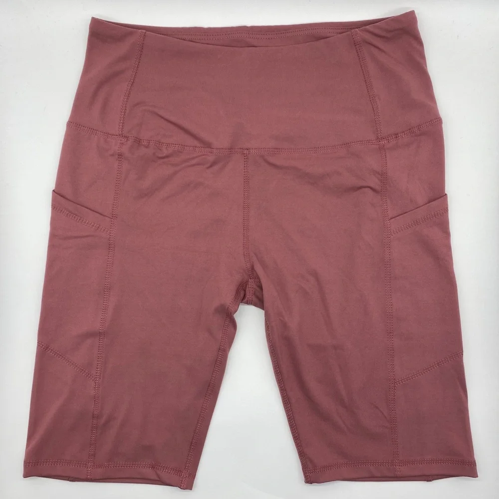 Boutique Women's Fashion Bike Workout Short, Pink - Picture 4 of 7